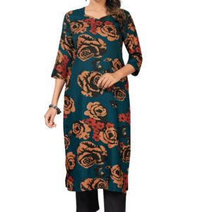 Fabric Poly Rayon Printed  Set 2-piece